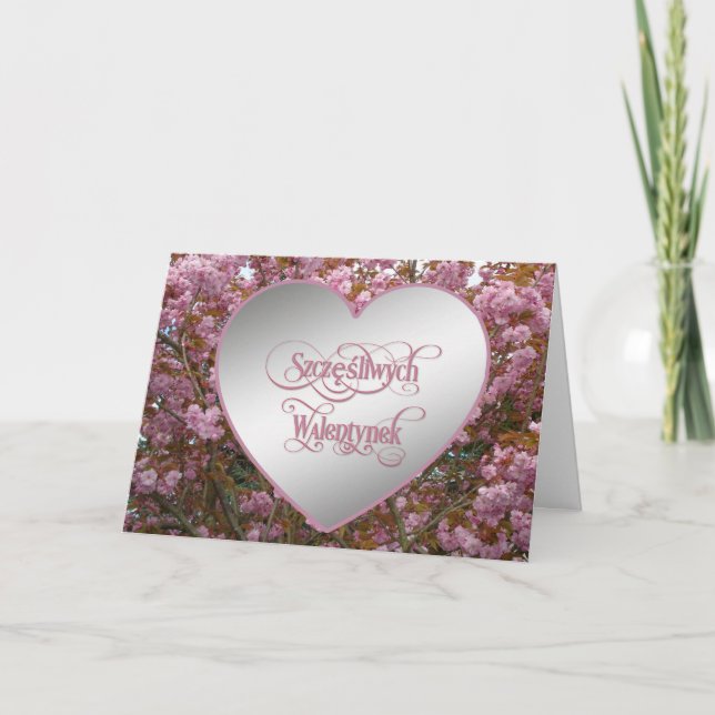 Carte Heureuse Sainte-Valentin-Szczęśliwych Walent (Devant)
