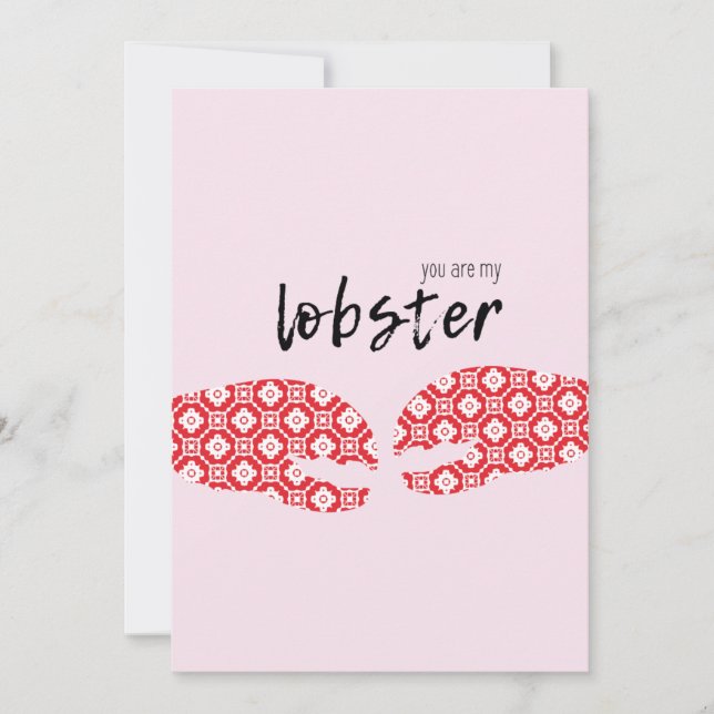 Carte Heureuse Sainte-Valentin | Vous êtes mon hom (Devant)