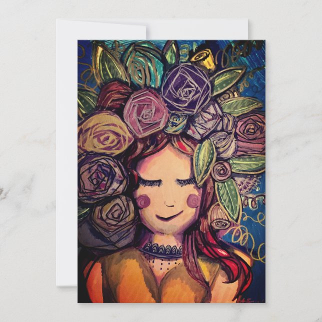 Carte heureuse vide (Devant)