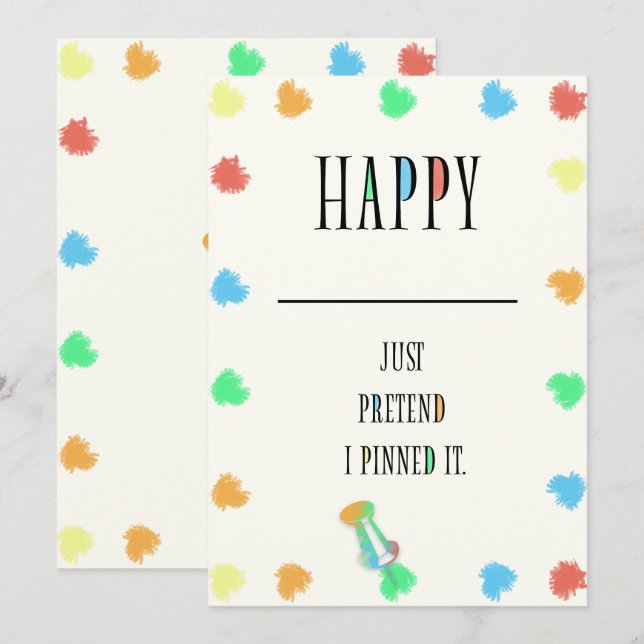 Carte HEUREUSEMENT Toute Occasion (Devant / Derrière)