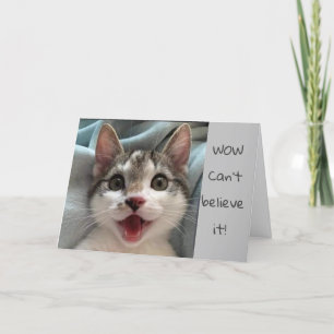 Carte HEUREUX **16ème** ANNIVERSAIRE "WOW"