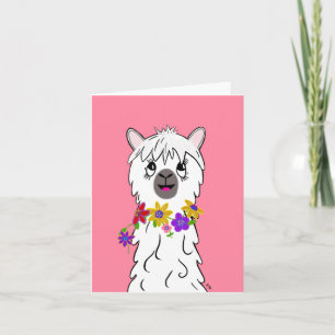 Carte Heureux Alpaca