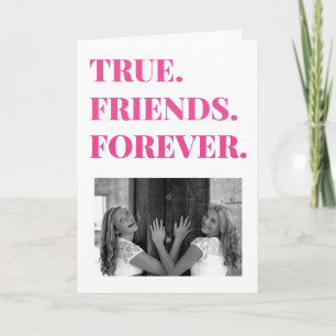 Carte Heureux amis Véritables amis Photo
