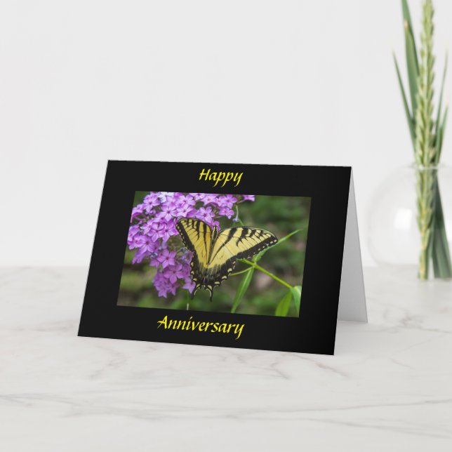 CARTE HEUREUX "ANNIVERSAIRE" À L'AMOUR DE MA VIE (Devant)