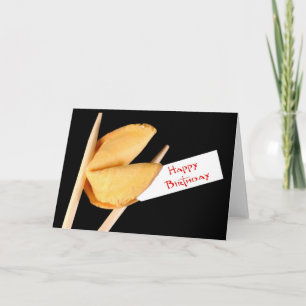 Carte Heureux Anniversaire Fortune Cookie