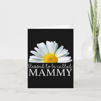 Carte Heureux d'être appelé mammy fleur de marguerite mè