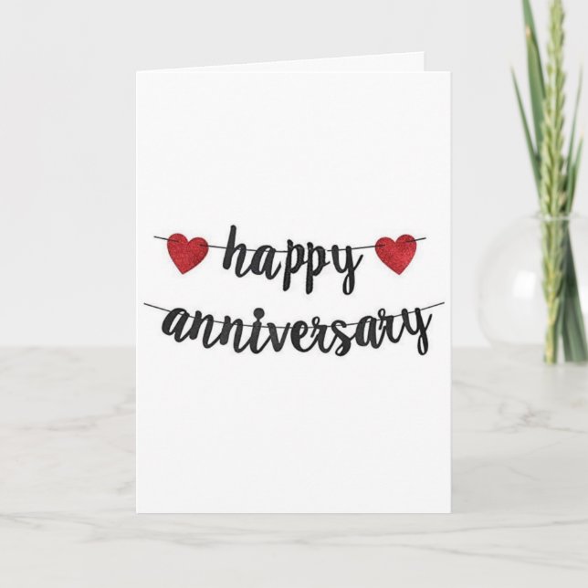 CARTE HEUREUX D'ÊTRE MARIÉ À **VOUS** ANNIVERSAIRE (Devant)