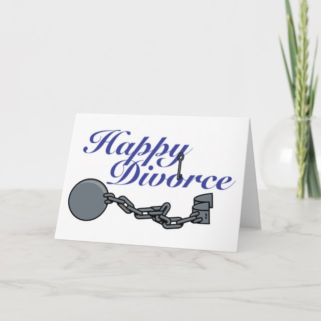 Carte Heureux Divorce (Devant)