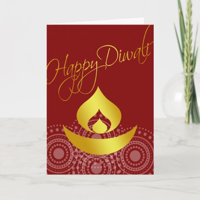 Carte Heureux Diwali (Devant)