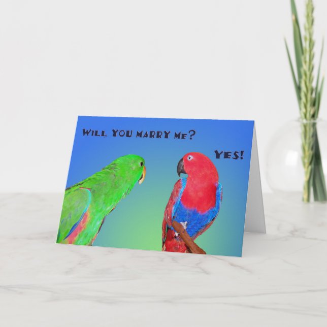 Carte Heureux Fiançailles (Devant)