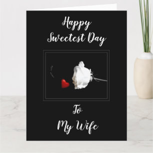 CARTE **HEUREUX JOUR LE PLUS DOUCE* FEMME VOUS VOULEZ DI