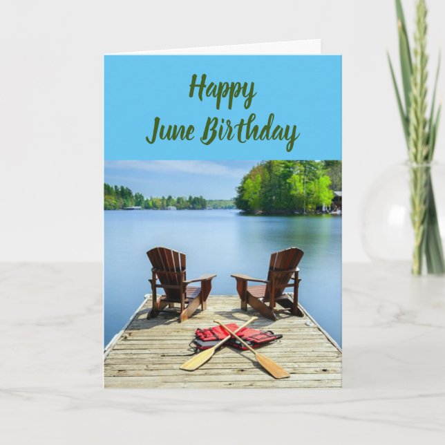 CARTE HEUREUX *****JUIN***** ANNIVERSAIRE (Devant)