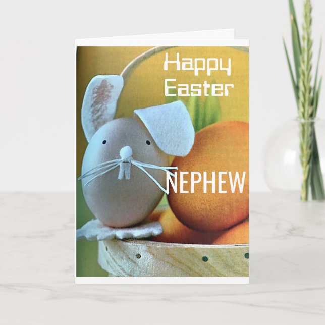 CARTE ***HEUREUX NEPHEW DE PÂQUES*** VOUS ÊTES UN BON OE (Devant)