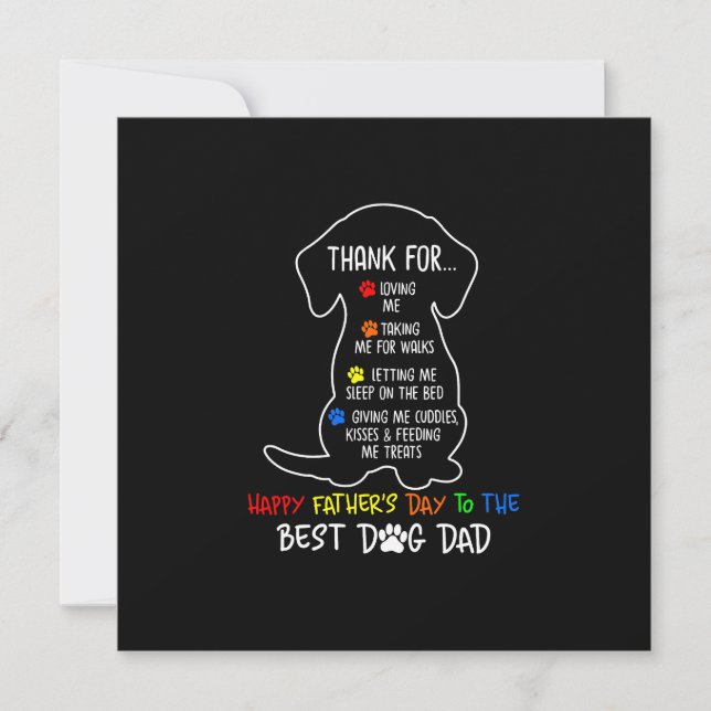 Carte Heureux Père Day au meilleur Beagle de chien papa (Devant)