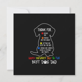 Carte Heureux Père Day au meilleur Beagle de chien papa