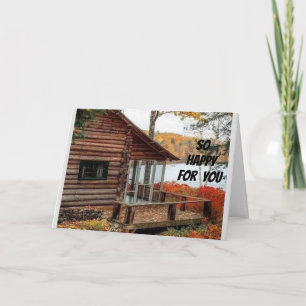 CARTE "HEUREUX" POUR VOUS DANS VOTRE NOUVELLE MAISON
