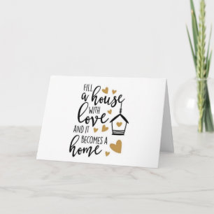 CARTE HEUREUX POUR 'VOUS' ET VOTRE "NOUVELLE MAISON"