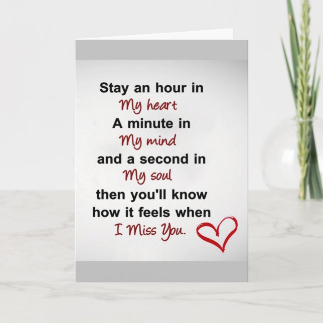 CARTE ***HEUREUX POUR VOUS/VOUS MANQUE AUSSI*** (Devant)