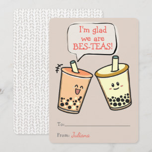 Carte Heureux que nous sommes Bes-thés Valentines Salle