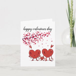 Carte heureux valentines jour je t'aime être mon coeur
