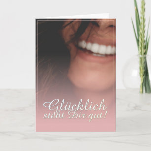 Carte Heureux vous va bien ! - Rosé