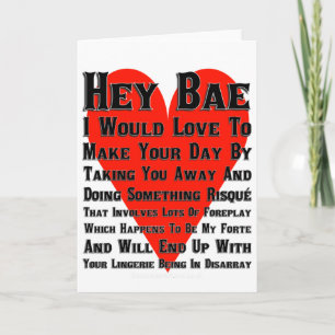 Carte Hey Bae