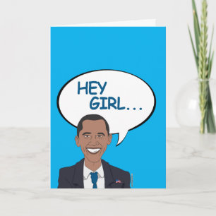 Carte Hey Girl, Joyeux Anniversaire