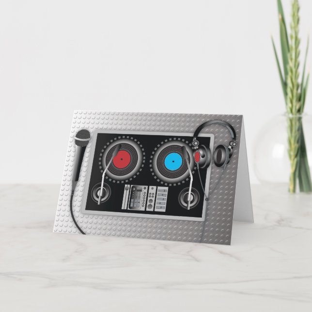 Carte Hey M. DJ Card (Devant)