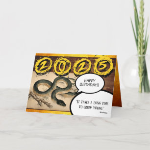 Carte HGC de l'année chinoise Snake 2025 Zodiac An