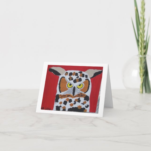 Carte Hibou (Devant)