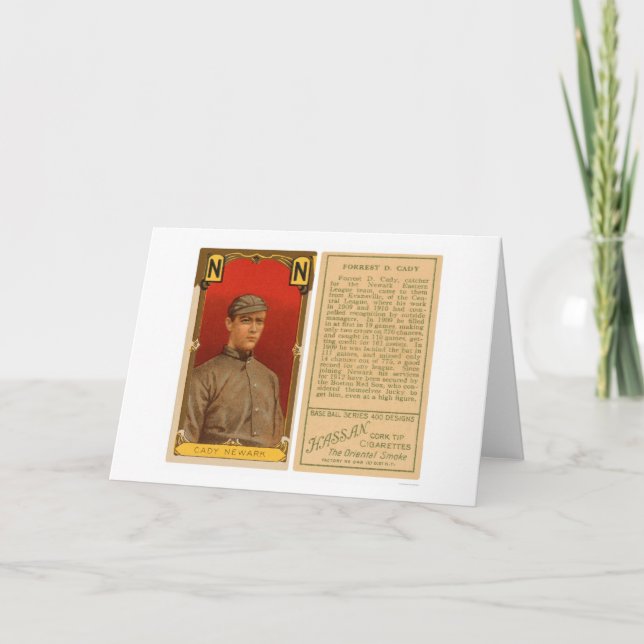 Carte Hick Cady Newark Baseball 1911 (Devant)