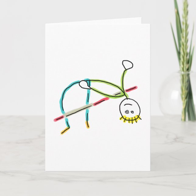 Carte High Jump Stickman (Devant)