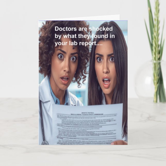 Carte Hilarious beer drinker get well wish (Devant)