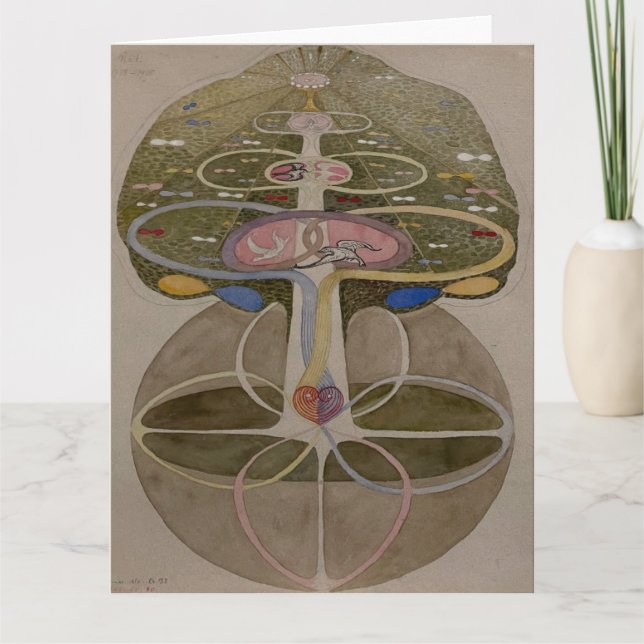 Carte Hilma Af Klint, Arbre De Connaissances No1 Art Abs (Devant)