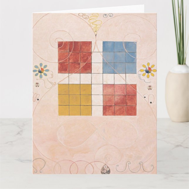 Carte Hilma Af Klint, La Dix Plus Grande No10, Art Abstr (Devant)