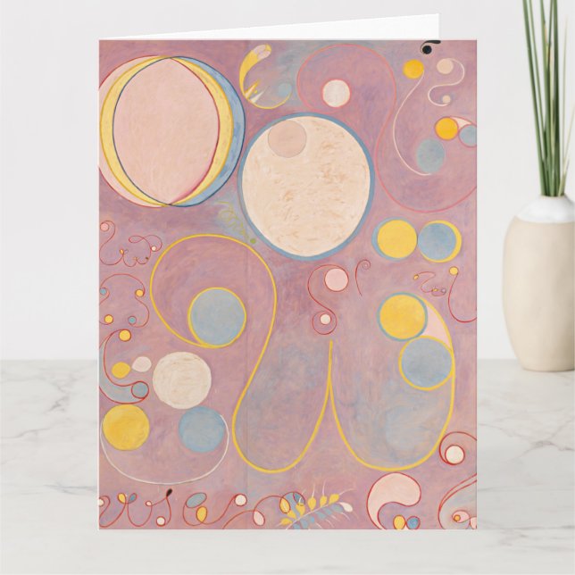 Carte Hilma Af Klint, Le Dix Plus Grand No8, Art Abstrai (Devant)