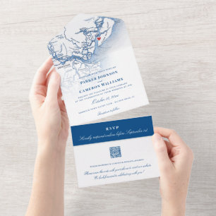 Carte Hilton Head SC Élégant Mariage de la marine