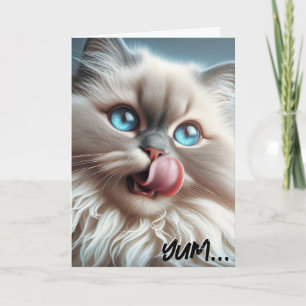Carte Himalaya Chat Humour d'anniversaire