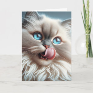 Carte Himalaya Chat Humour d'anniversaire