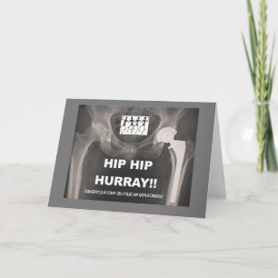 Carte Hip Hip Hip Hurray - Contrats sur Hip Surgery