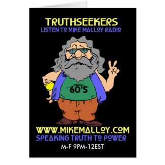CARTE HIPPIE des années 60 TRUTHSEEKER
