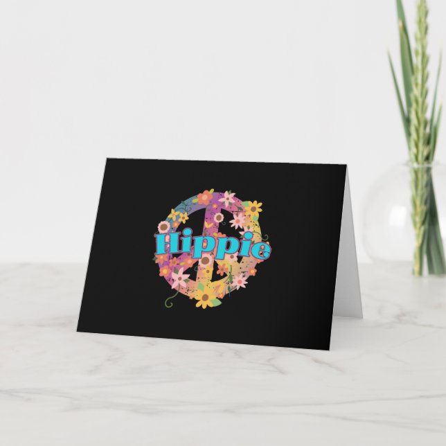Carte Hippie Peace Namaste Hippie Peace (Devant)