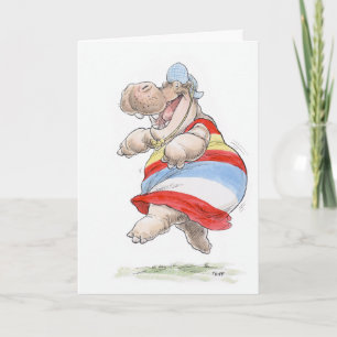 Carte Hippo Anniversaire !