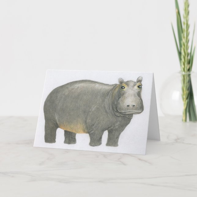 Carte Hippopotame de base (Devant)
