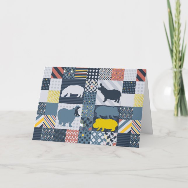 Carte Hippopotames (Devant)