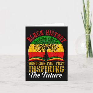 Carte Histoire des Noirs honorer le passé Inspirant Homm