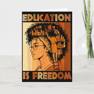Carte Histoire noire africaine honorant le passé inspira