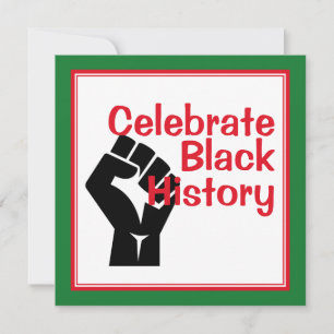 Carte HISTOIRE NOIRE BHM Célébrer le mois