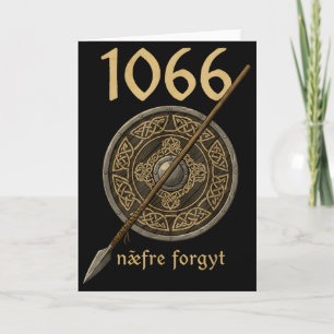 Carte Historien médiéval de l'Angleterre Viking 1066 Nae