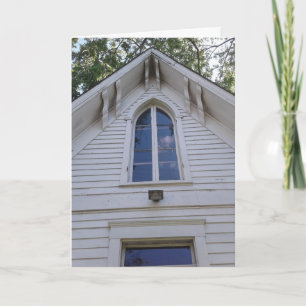 CARTE HISTORIQUE PAYS ÉGLISE BLANK GREETING CARD